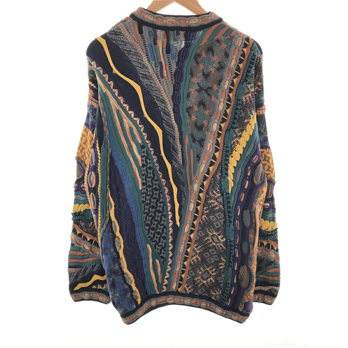 楽天市場】古着 ツンドラ TUNDRA 総柄 コットン 3Dニットセーター
