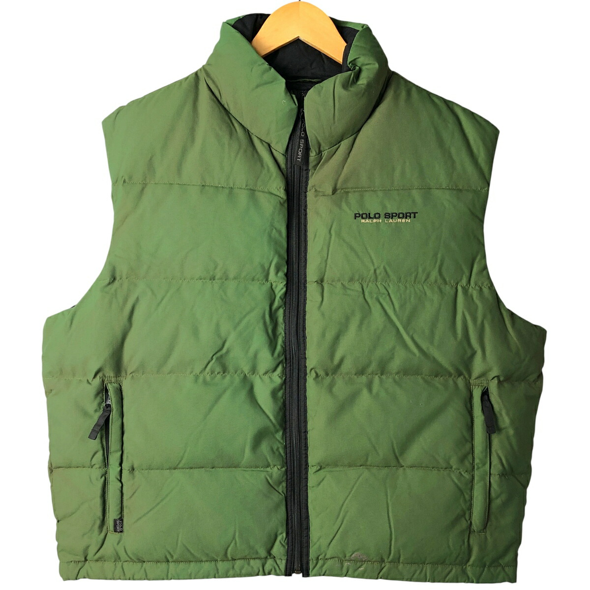 楽天市場】POLO RALPH LAUREN ダウンベスト グリーンの通販