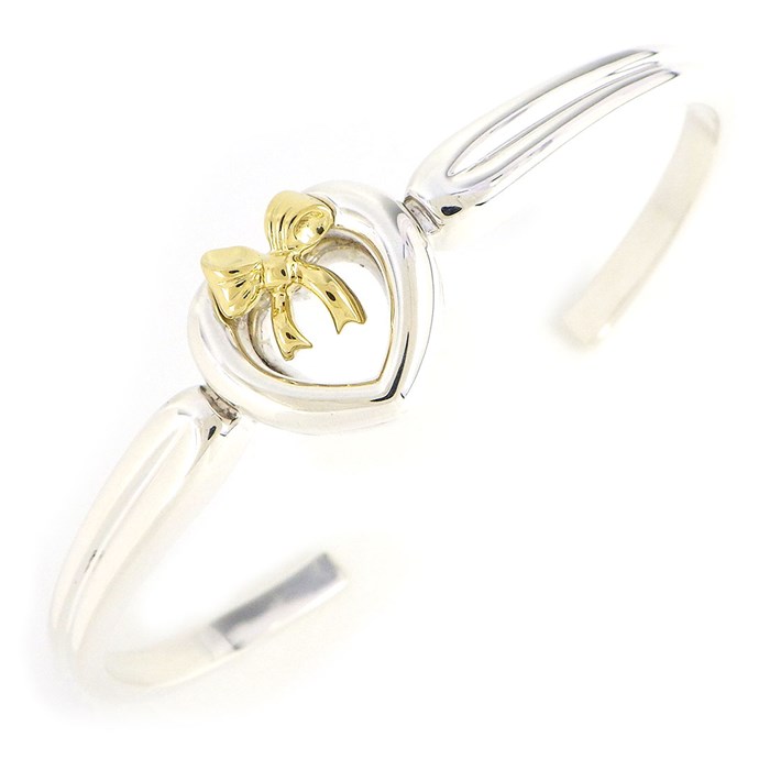 楽天市場】ティファニー Tiffany & Co. バングル ハート ウィズ ボウ
