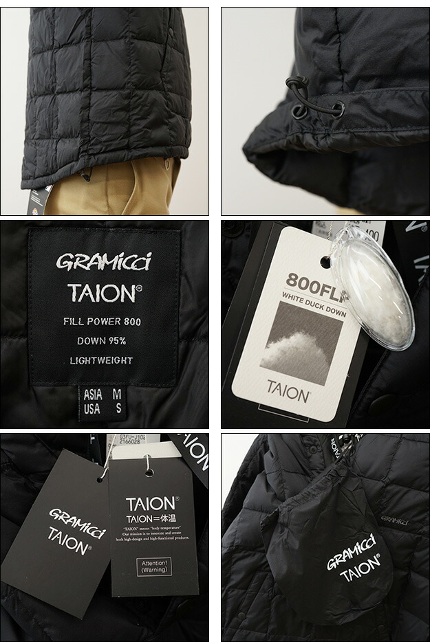 楽天市場】GRAMICCI（グラミチ） × TAION（タイオン） ダウン プル