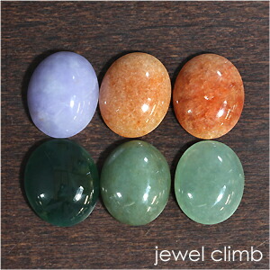 楽天市場】カラーバリエーションに富んだマルチカラー本翡翠6P 宝石