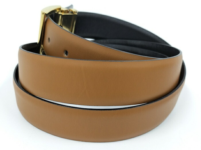 楽天市場】【中古】FENDI ベルト レザー ブラウン ゴールド金具