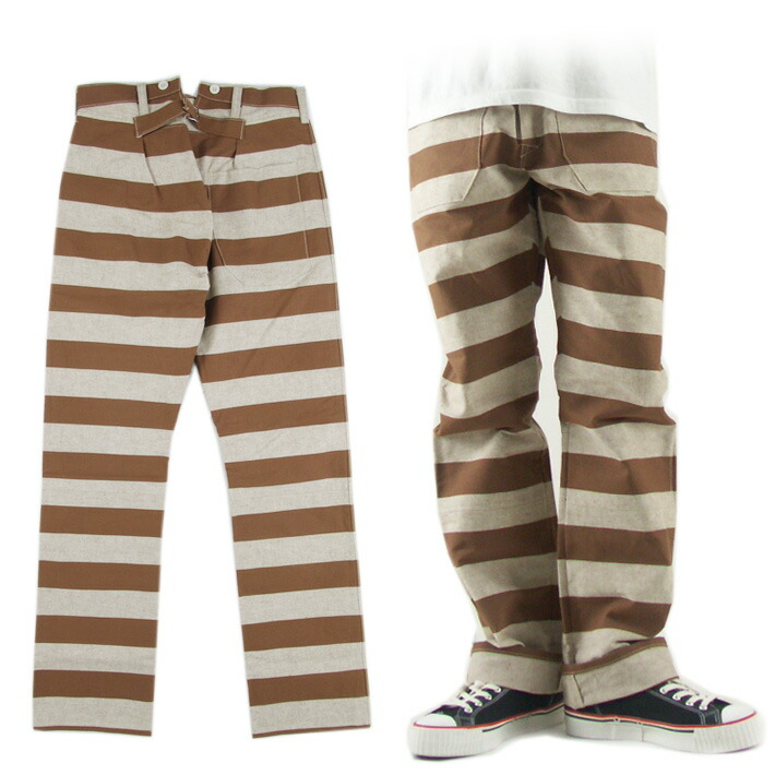 楽天市場】WAREHOUSE ウエアハウス Lot 1230 BROWN PRISONER PANTS