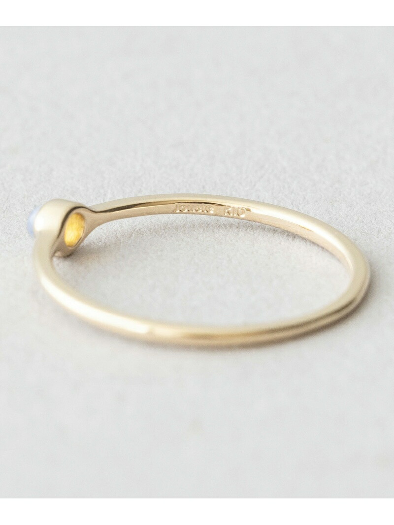 楽天市場】K10YG ピンキーリング オパール Jouete ジュエッテ