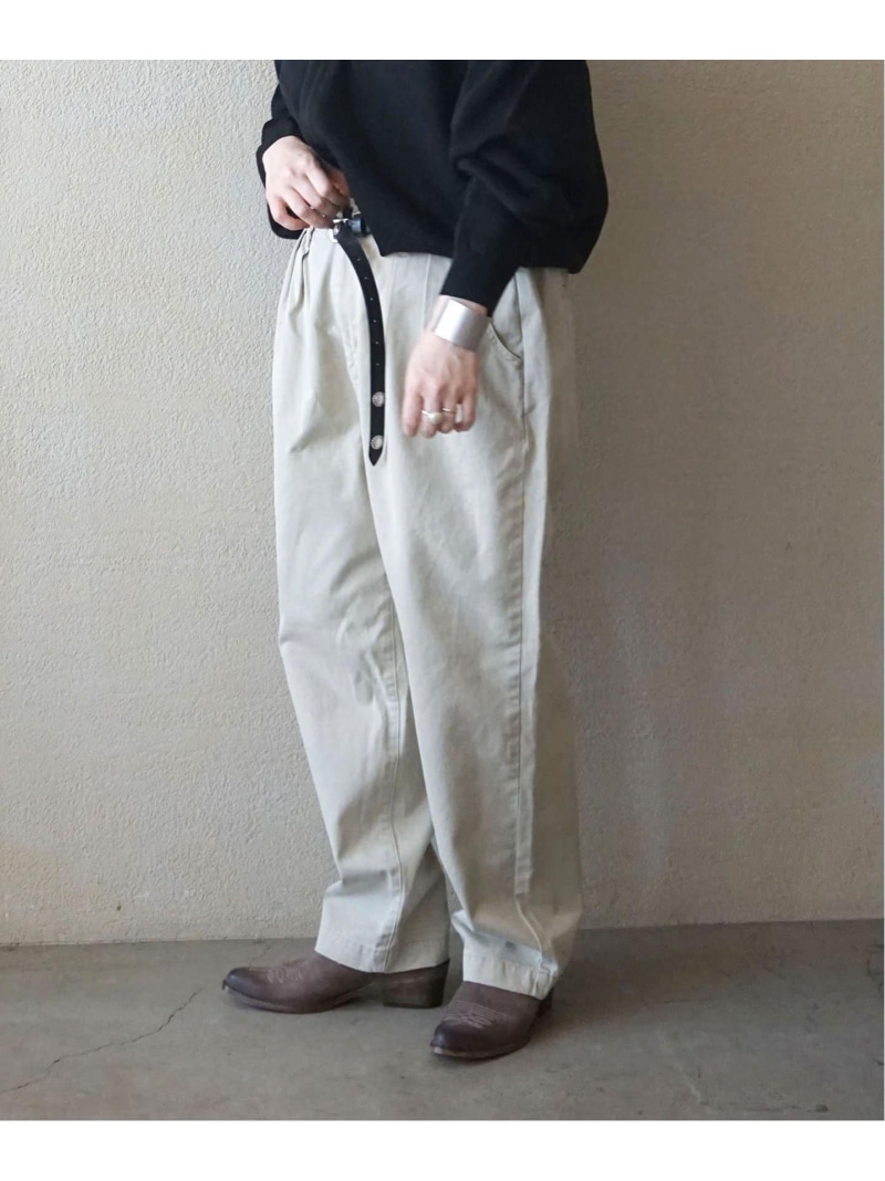 楽天市場】チノ タックテーパーパンツ journal standard luxe