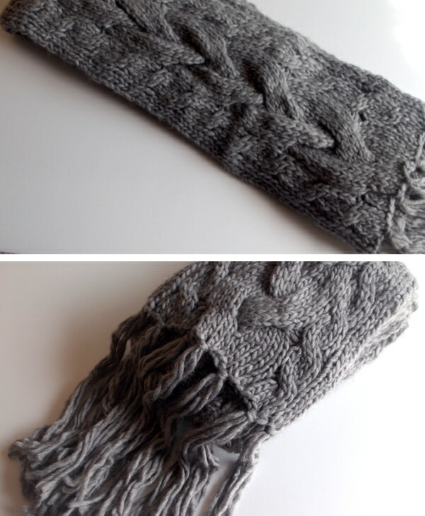 楽天市場】ニット マフラー ロング ケーブル 手編み 秋冬 冬 ニット
