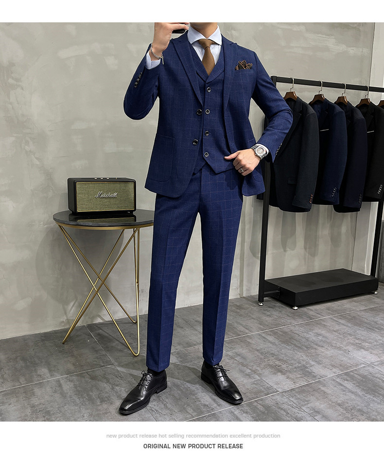 楽天市場】品質良いスーツスリーピース 「S~5XL」タキシード スーツ