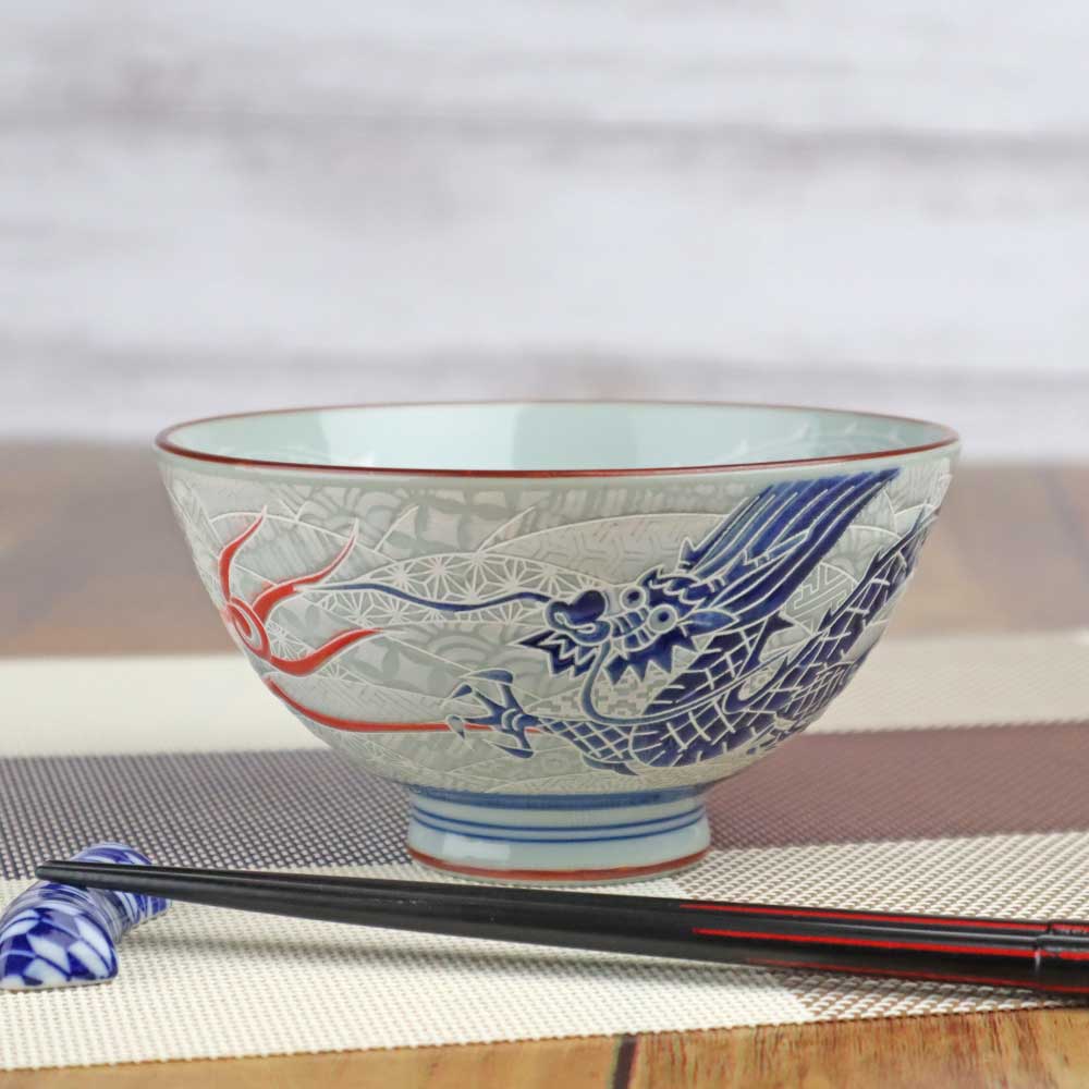 楽天市場】茶碗 飯碗/ 撥水 龍神 茶碗 毛料 /ドラゴン 竜 飛龍 純和風