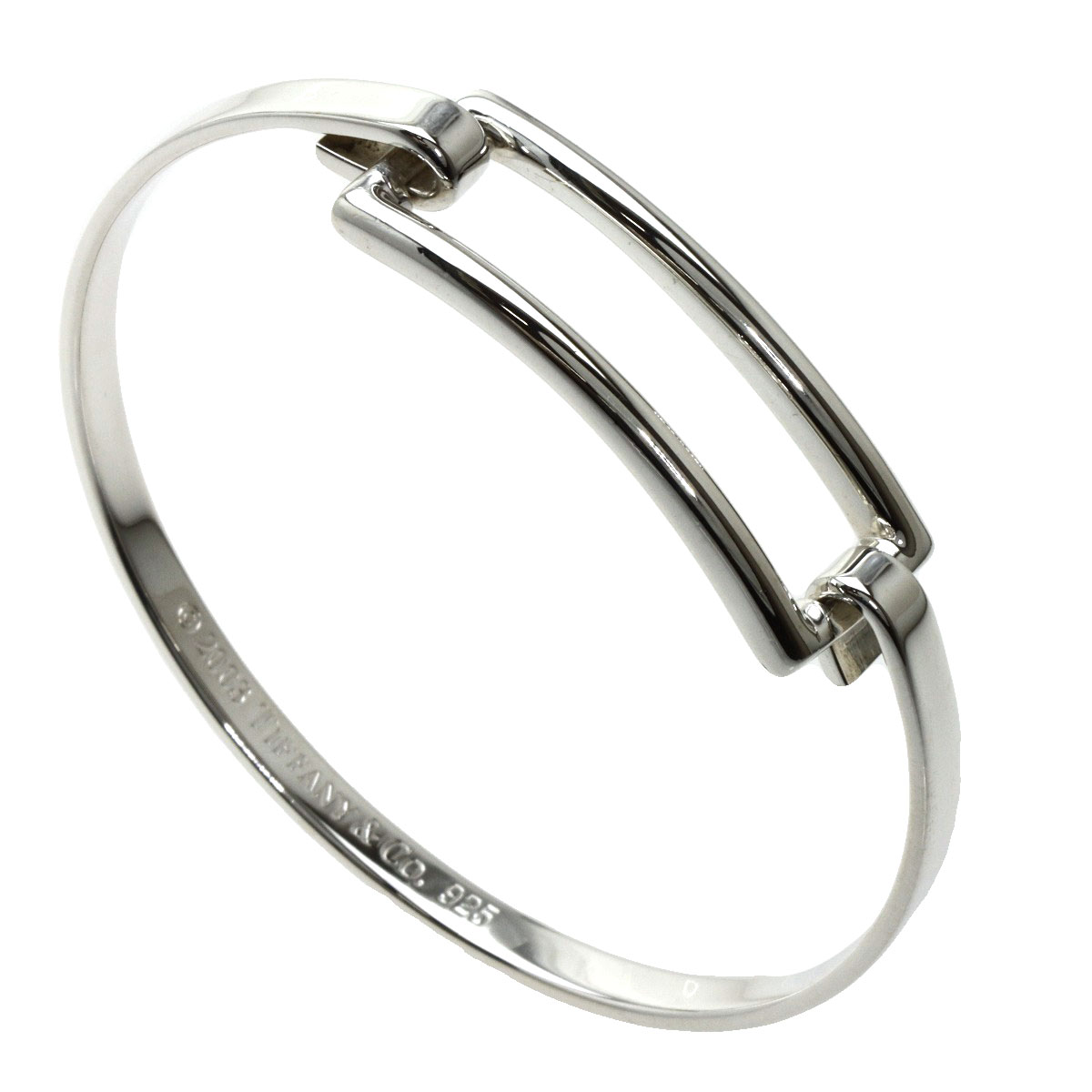 Tiffany & Co. シルバー925 オープン バングル ブレスレット 【公式通販】