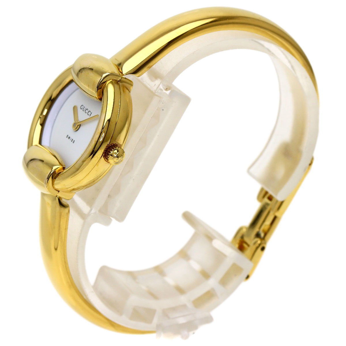 楽天市場】グッチ 1400L ラウンドフェイス 腕時計 GP/GP レディース