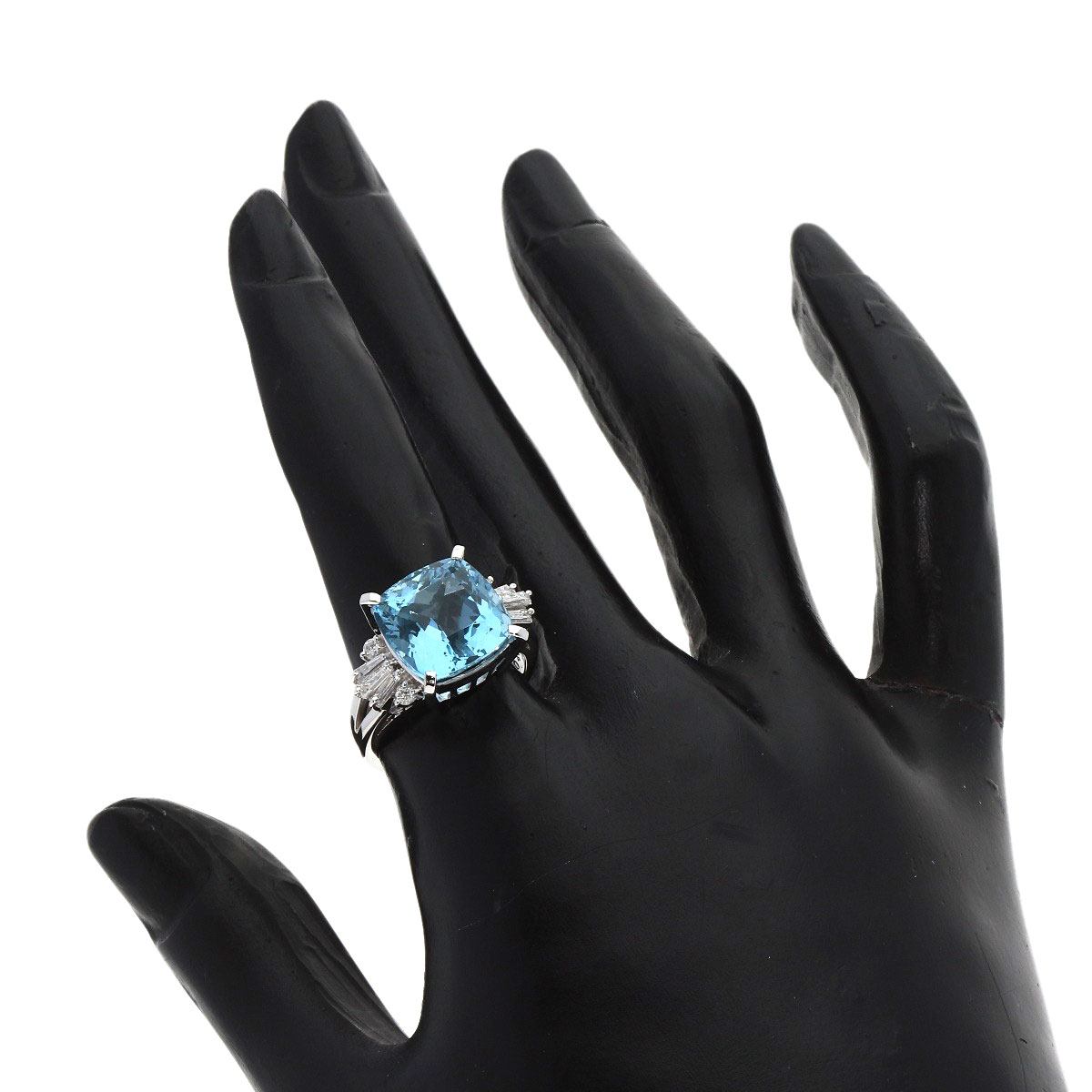 楽天市場】タサキ アクアマリン ダイヤモンド リング・指輪 プラチナ
