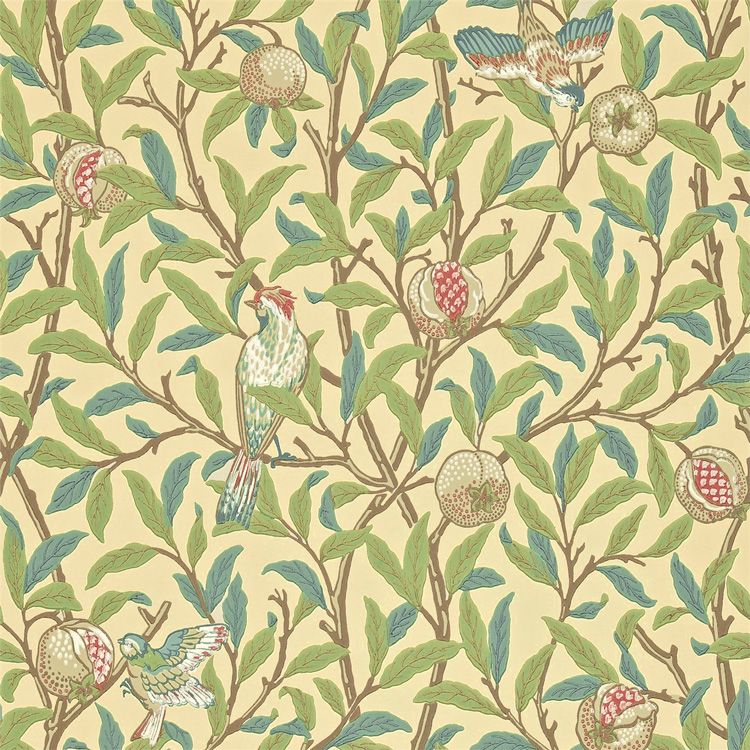 楽天市場】【全品対象クーポン配布中】 輸入 壁紙 ウィリアムモリス 鳥