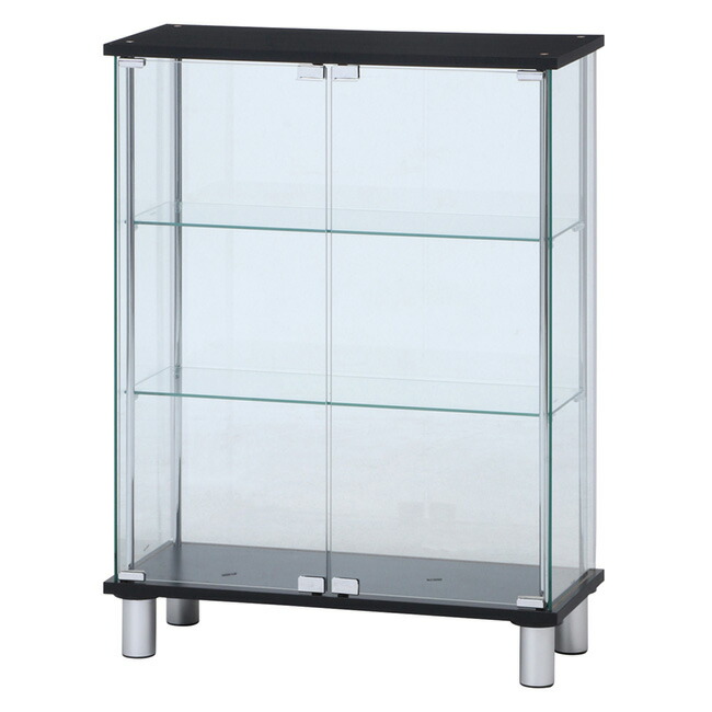 楽天市場】ガラスディスプレイケース 3段 ワイド 脚付 ガラス