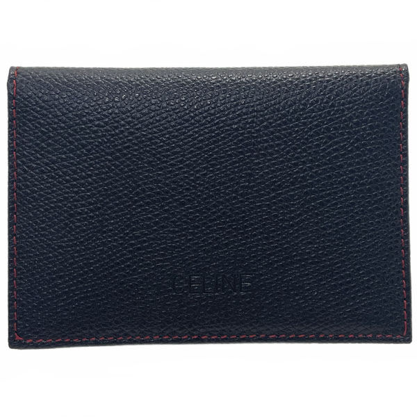 楽天市場】セリーヌ カードケース ロゴ 名刺入れ レザー 革 ブラック