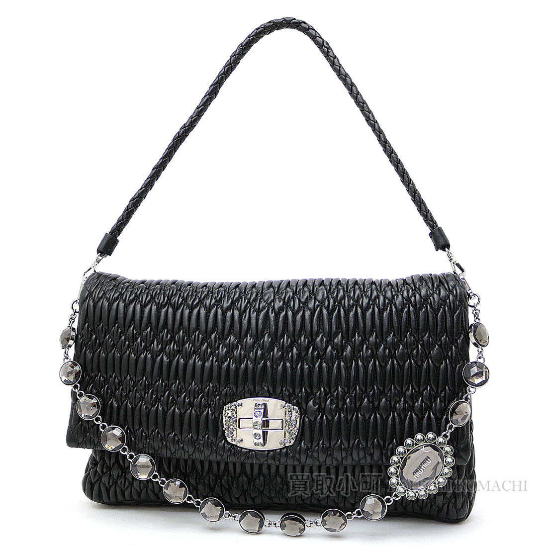 楽天市場】【美品】ミュウミュウ 【MIUMIU】 ナッパクリスタル 2WAY