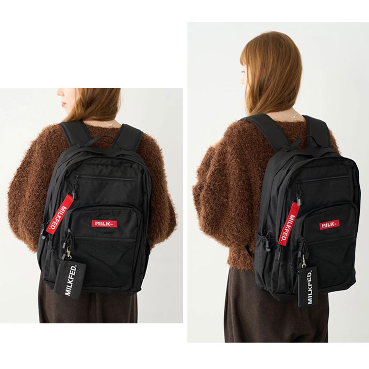 楽天市場】【10%OFF+ノベルティあり】ミルクフェド リュック W ZIP