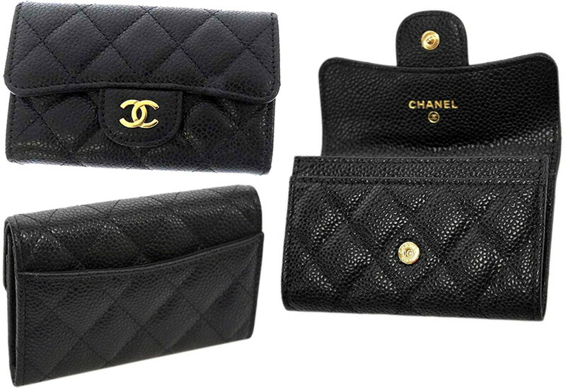 楽天市場】CHANEL シャネル名刺入れ 小銭入れクレジットカードケース