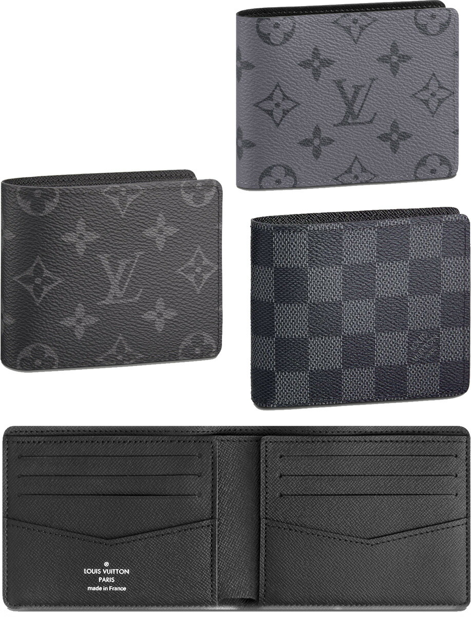 ルイ・ヴィトン(LOUIS VUITTON) ダミエ(Demier) メンズ二つ折り財布