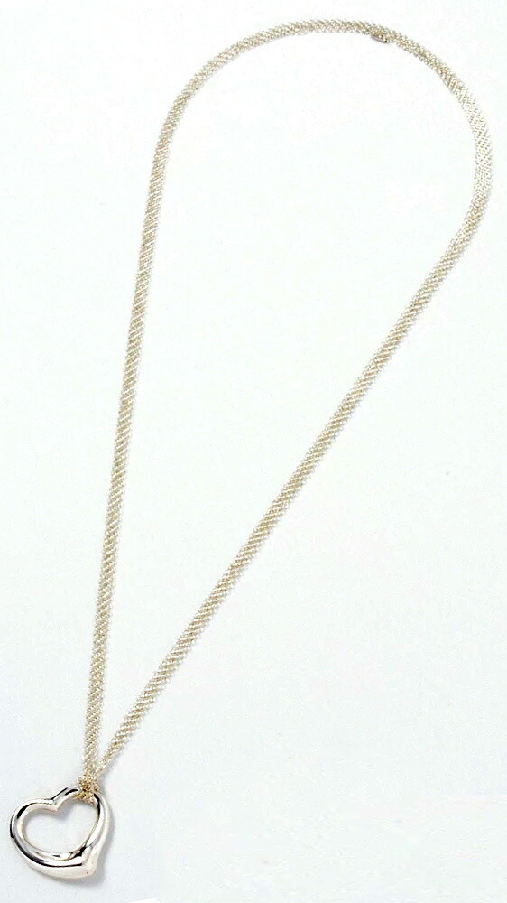 楽天市場】Tiffany&Co. ティファニーオープンハートペンダント