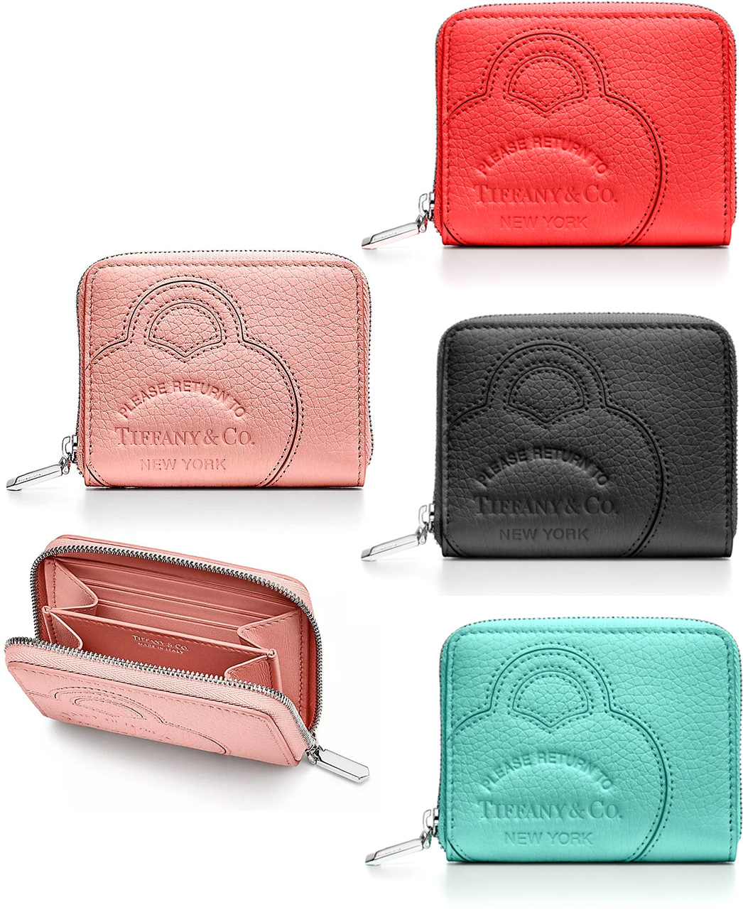 楽天市場】Tiffany&Co. ティファニー小銭入れ付きカードケースラウンド