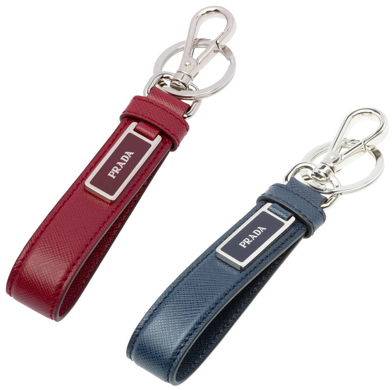楽天市場】PRADA プラダ キーリング キーホルダーサフィアノレザー