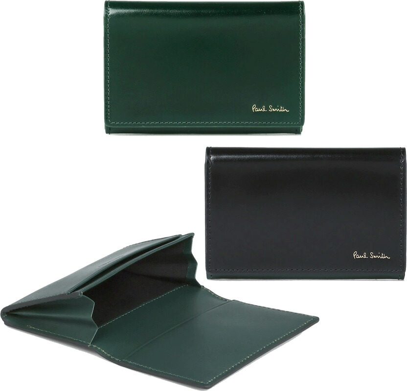 楽天市場】Paul Smith ポールスミス二つ折り名刺入れ 箔押しロゴコード