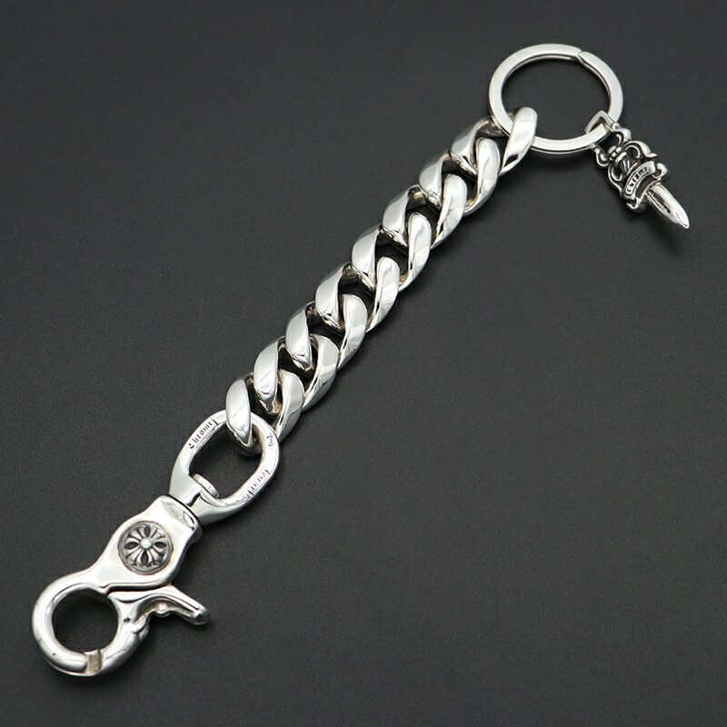 正規品クロムハーツクラシックダガーキーホルダーショートキーチェーン