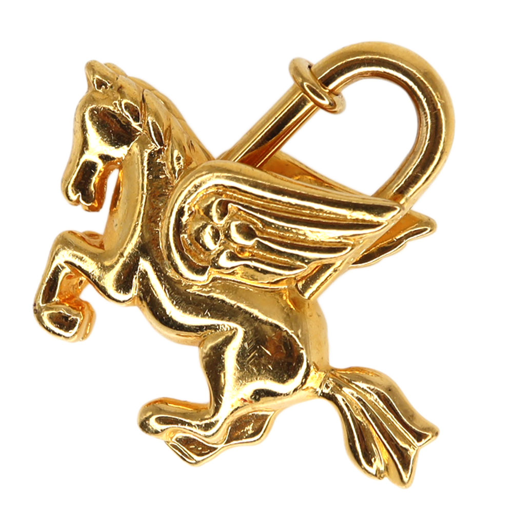 楽天市場】エルメス Hermes ペガサス カデナ チャーム ゴールドカラー