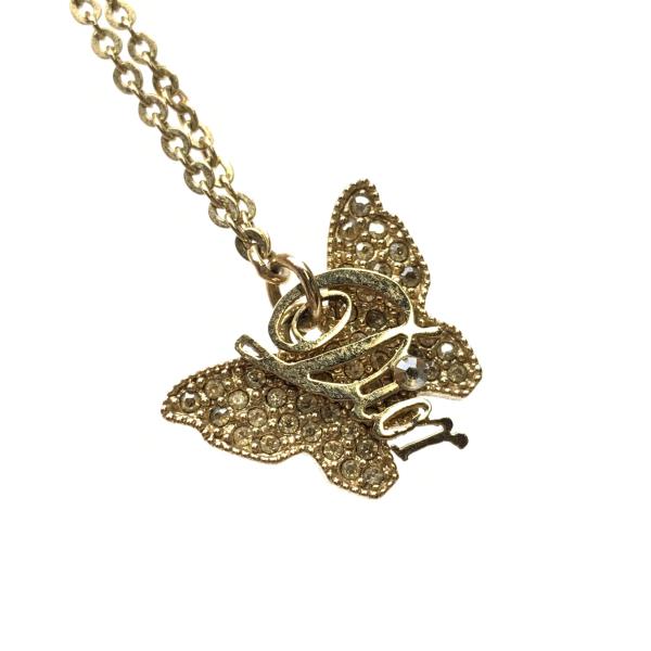 楽天市場】Dior ディオール ロゴ バタフライ ネックレス ペンダント