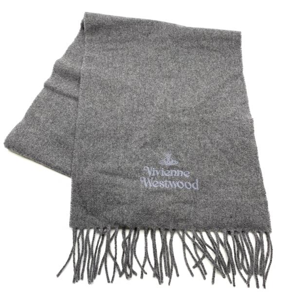 楽天市場】ヴィヴィアンウエストウッド マフラー ストール グレー 灰色