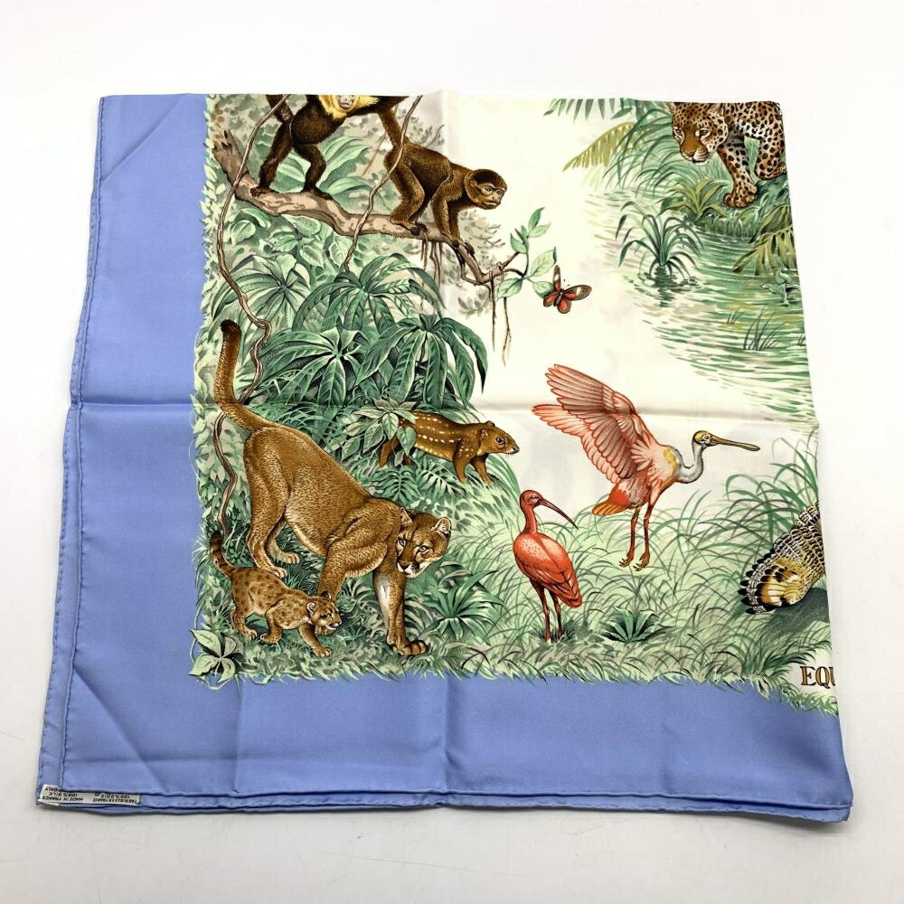 楽天市場】HERMES エルメス カレ90 スカーフ シルク100％ EQUATEUR