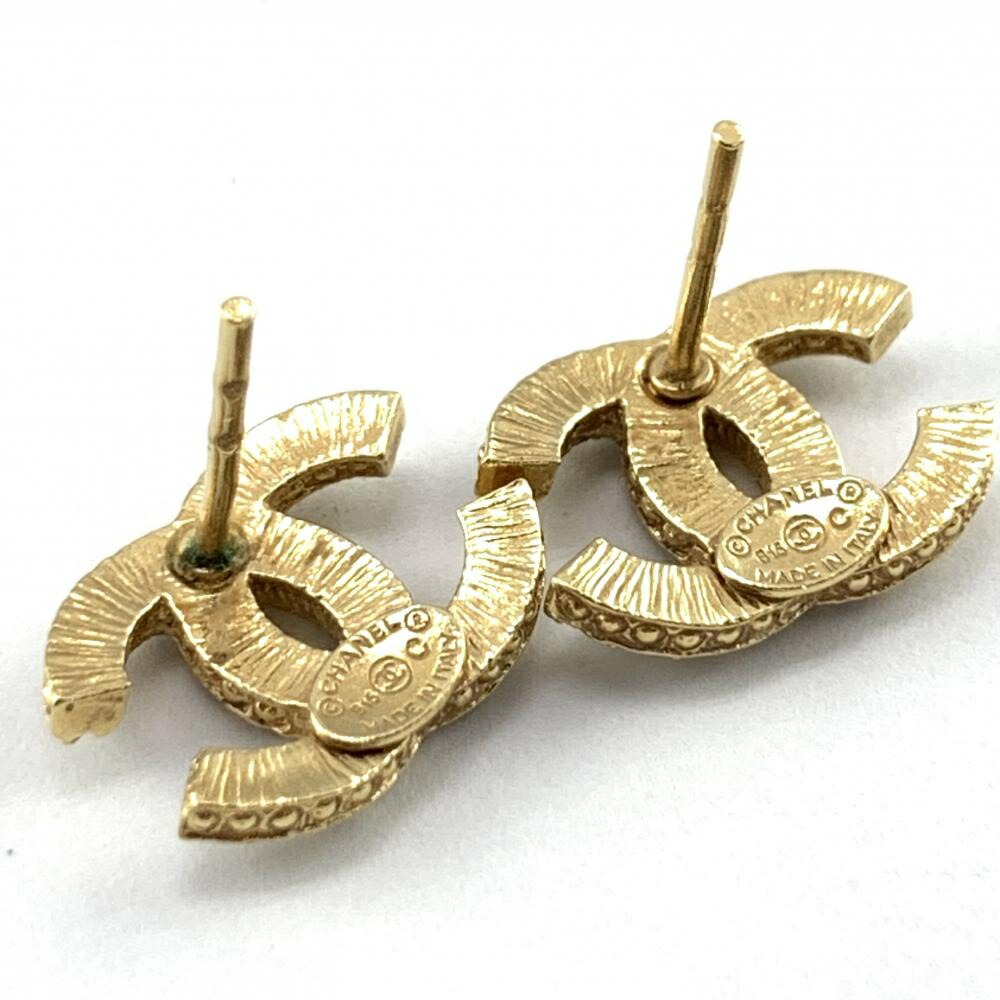 楽天市場】CHANEL シャネル ココマーク ラインストーンピアス B15C