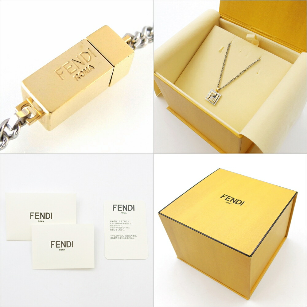 楽天市場】【中古】FENDI フェンディ パラジウム＆ゴールドカラー