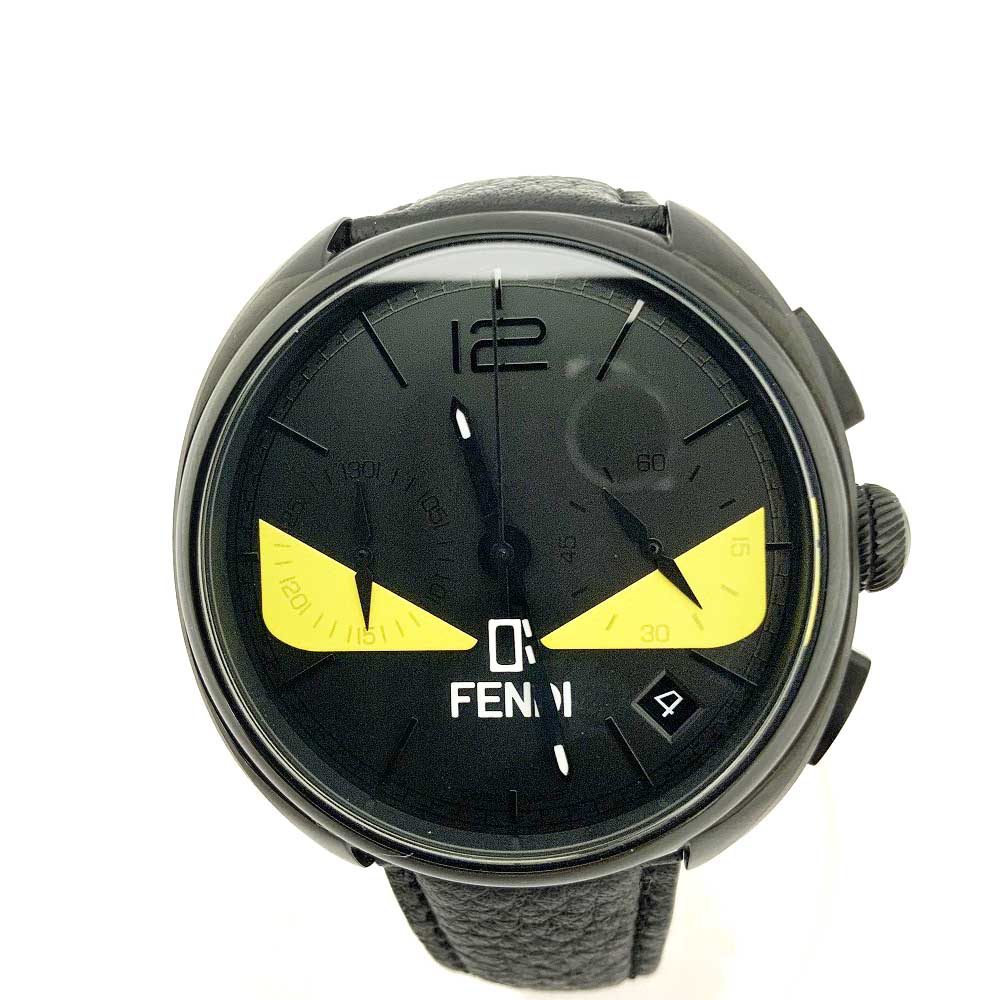楽天市場】O【FENDI】21200G モンスターバグズクロノグラフ ブラック