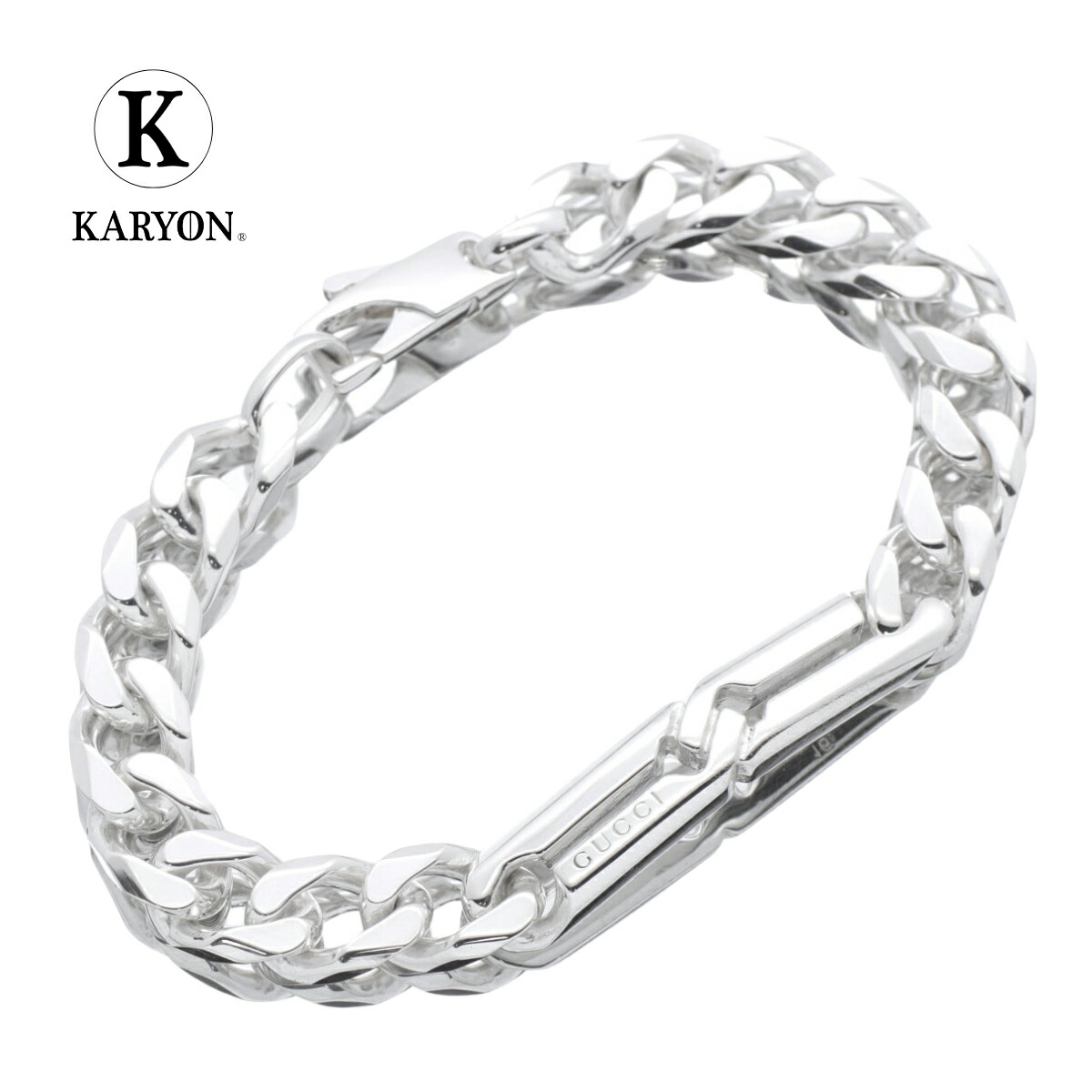 Gucci シルバーブレスレット 新品同様 20 グッチ GUCCI 925