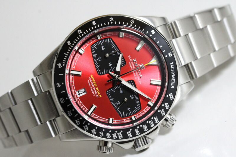 楽天市場】ZEEDA ジーダ SPEED-WOLF スピードウルフ クォーツ・クロノ