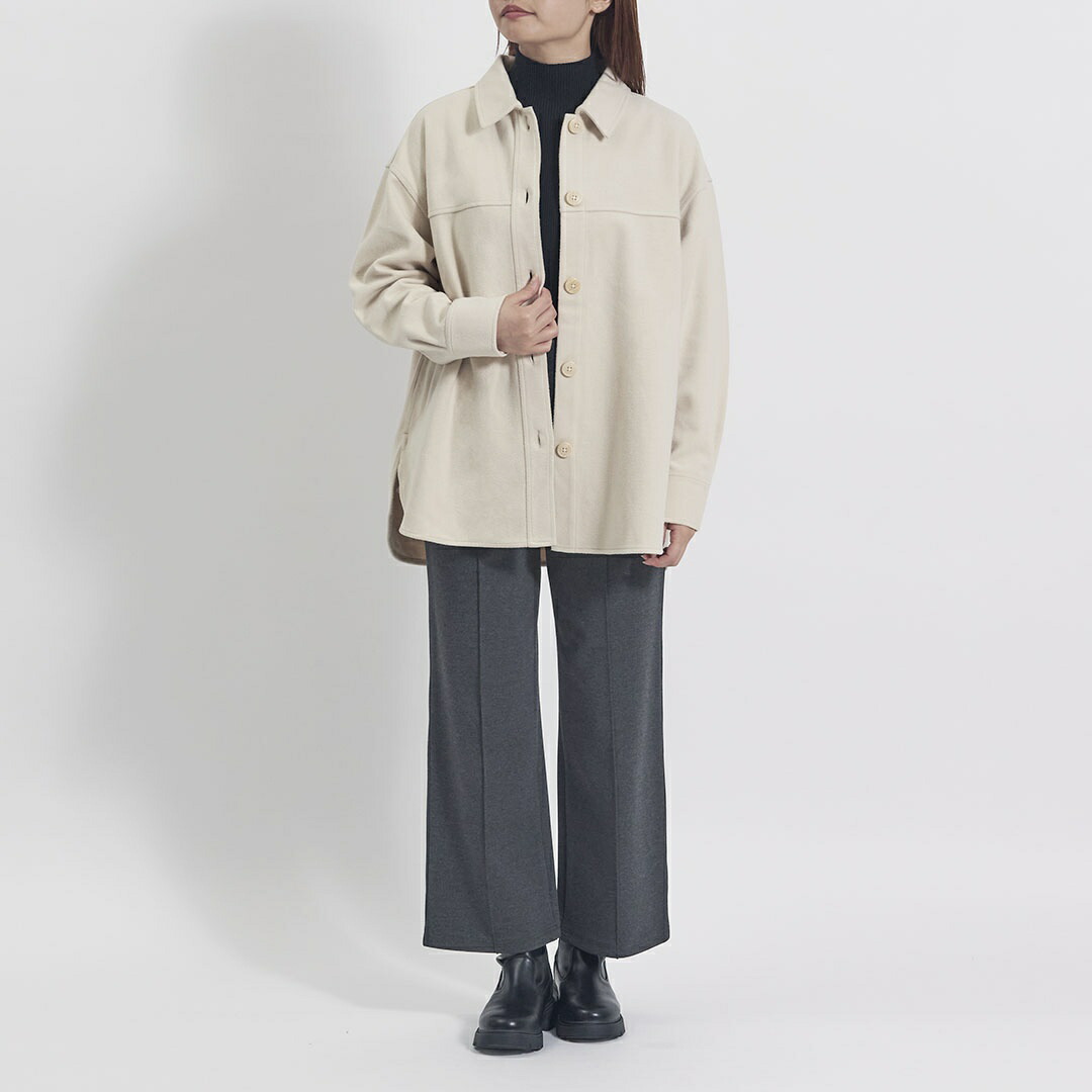 レディース KAWATANI SHIRT エルボーパッチ ウールジャケット