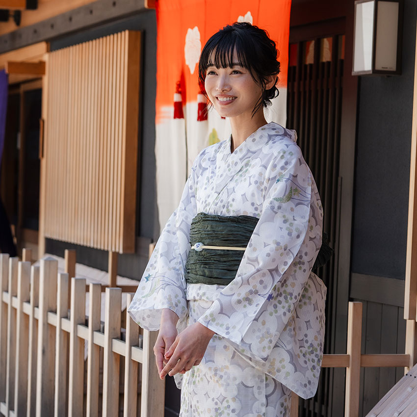 楽天市場】浴衣 レディース 単品 みすずうた フリーサイズ ライト