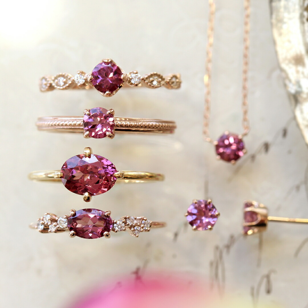 ネココネコ】K18PG マラヤガーネットリング 10.5号 imgrc0077803090.jpg