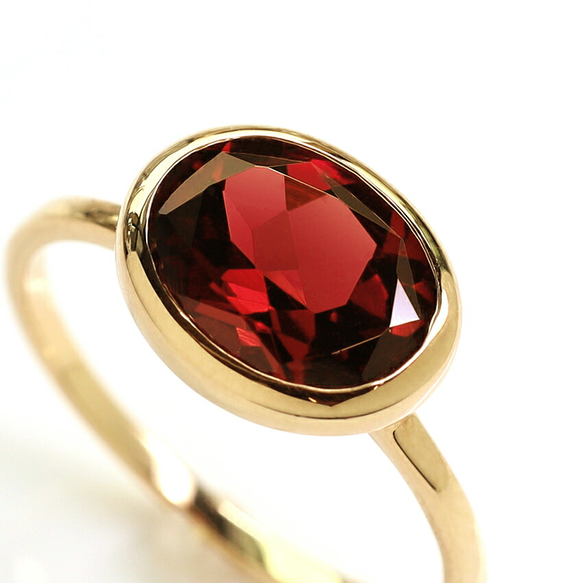 ◉wafu➡ガーネット 指輪 18金 ◉wafu様専用➡ガーネット 指輪 18金