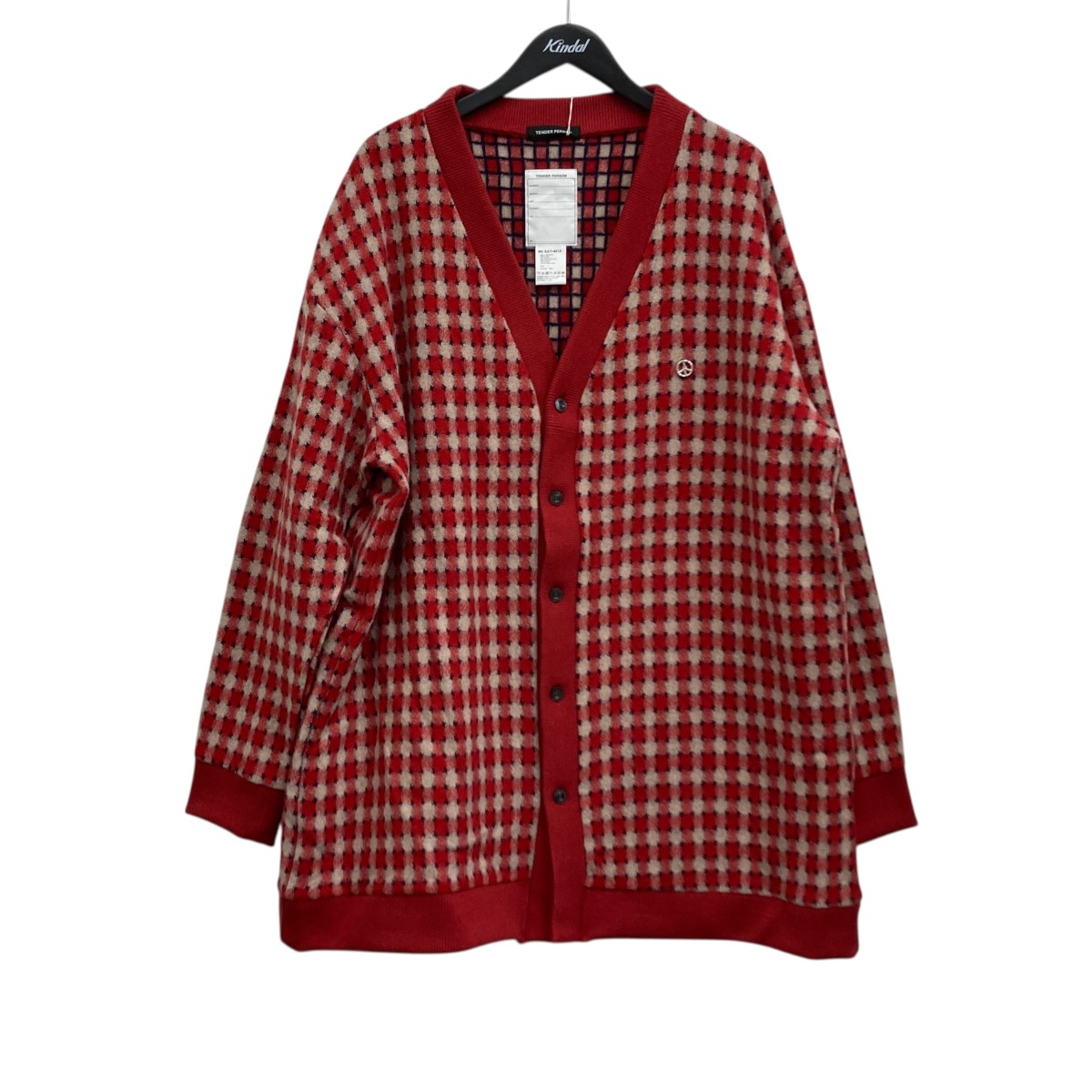 楽天市場】赤 チェック（カーディガン｜トップス）：メンズ