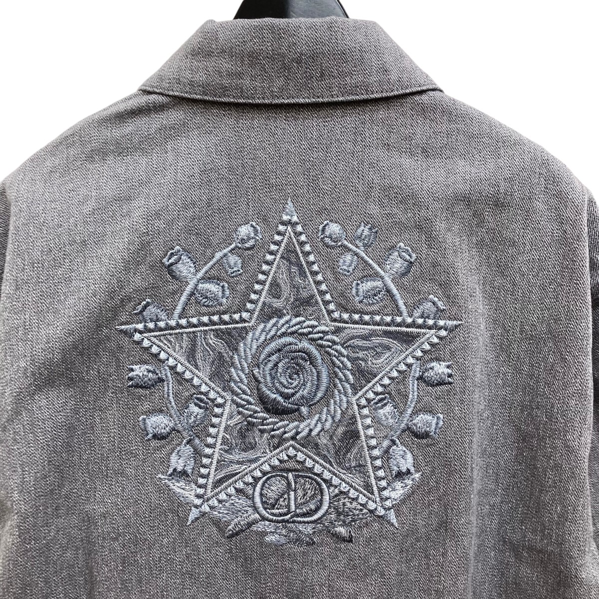 楽天市場】【中古】Diorバックデザインデニムジャケット 243D487AY514