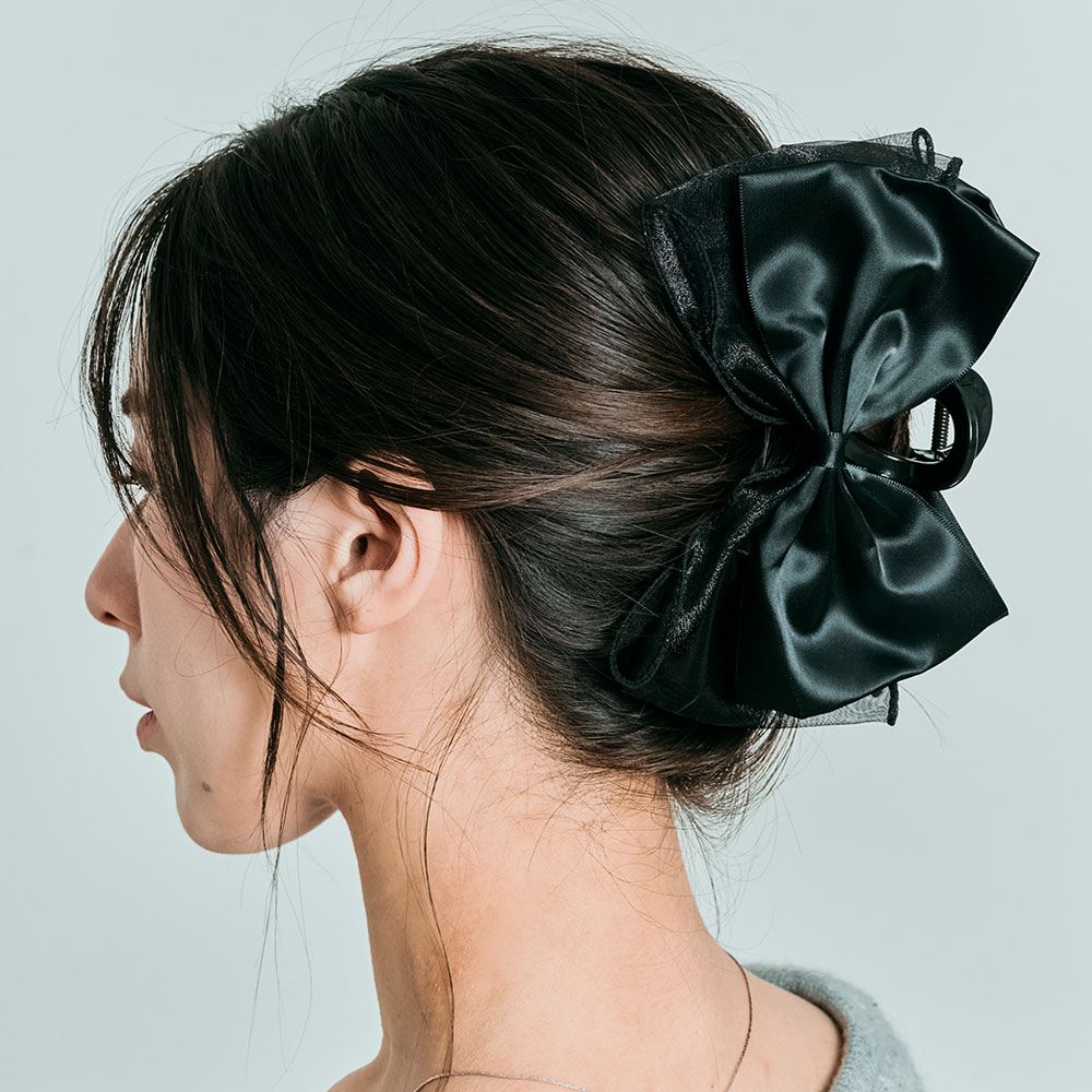 楽天市場】【OUTLET SALE】ヘアアクセサリー《リボンバンスクリップ