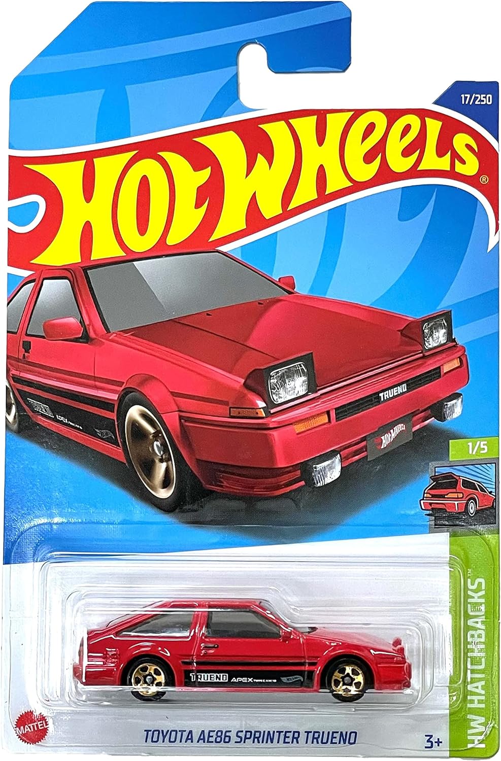 楽天市場】ホットウィール トヨタ AE86 スプリンタートレノ レッド