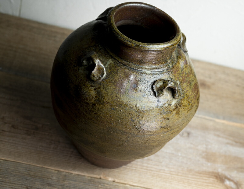 楽天市場】骨董○古唐津四耳壺○ | 江戸前期-17世紀頃 | 口に修理あり