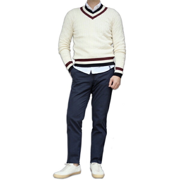 楽天市場】【セール】Drumohr ドルモア コットンカシミア チルデン