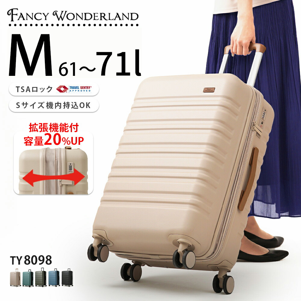 楽天市場】【3/3 20:00〜先行半額】最大50％OFF スーツケース mサイズ