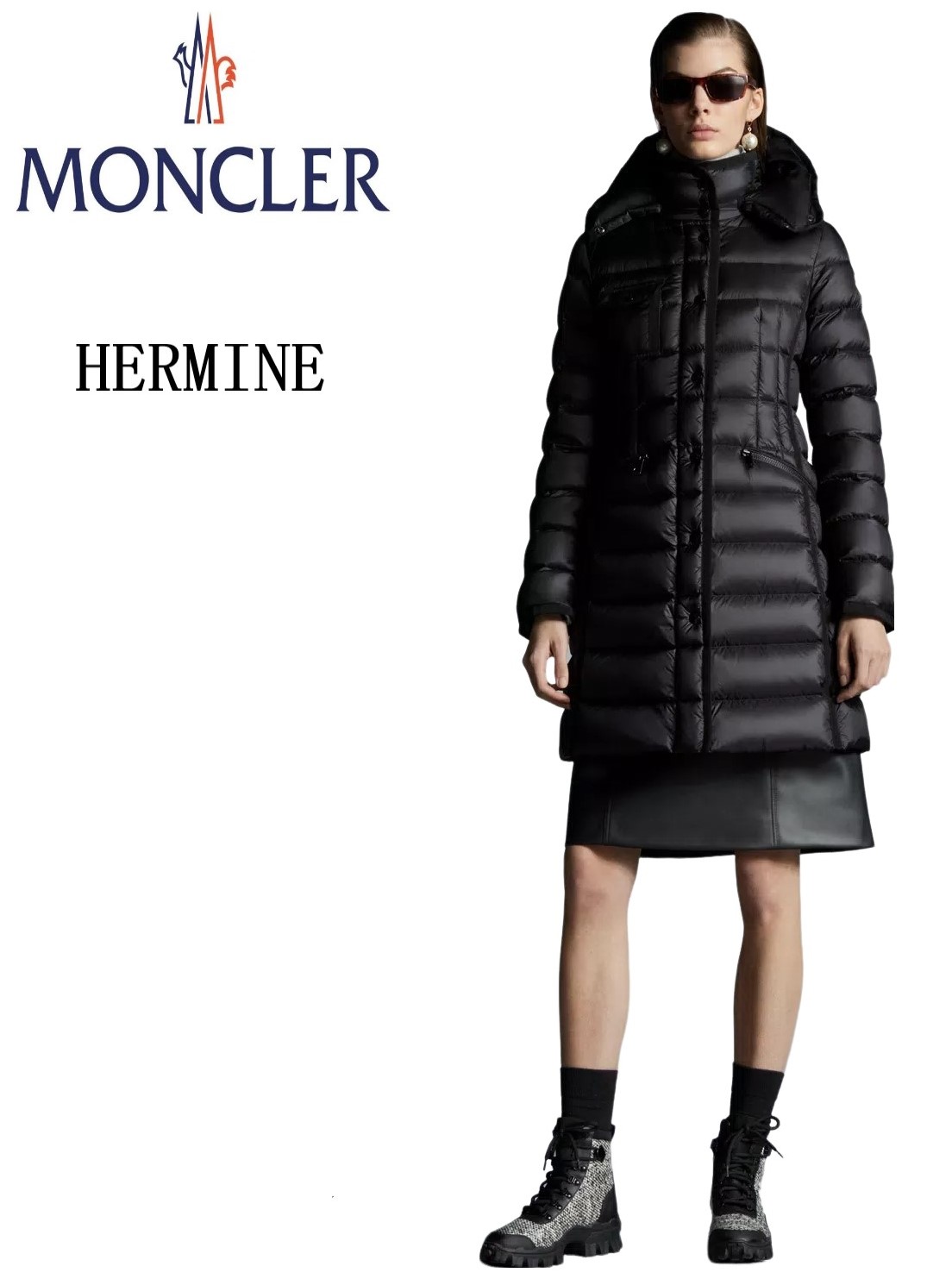 楽天市場】MONCLER モンクレール HERMINE エルミンヌ ダウンコート