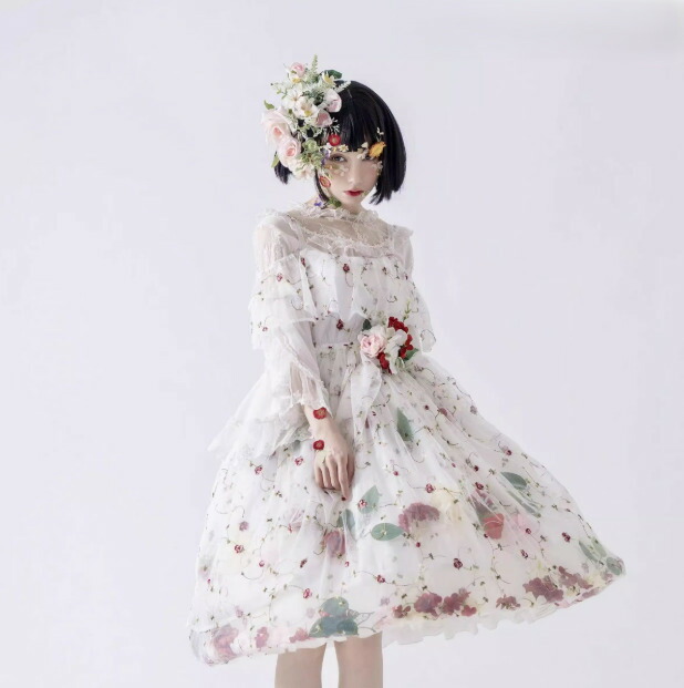 楽天市場】ロリータファッション 甘ロリ ジャンパースカート +花