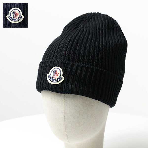 楽天市場】MONCLER モンクレール BEANIES ニット帽 ビーニー ニット